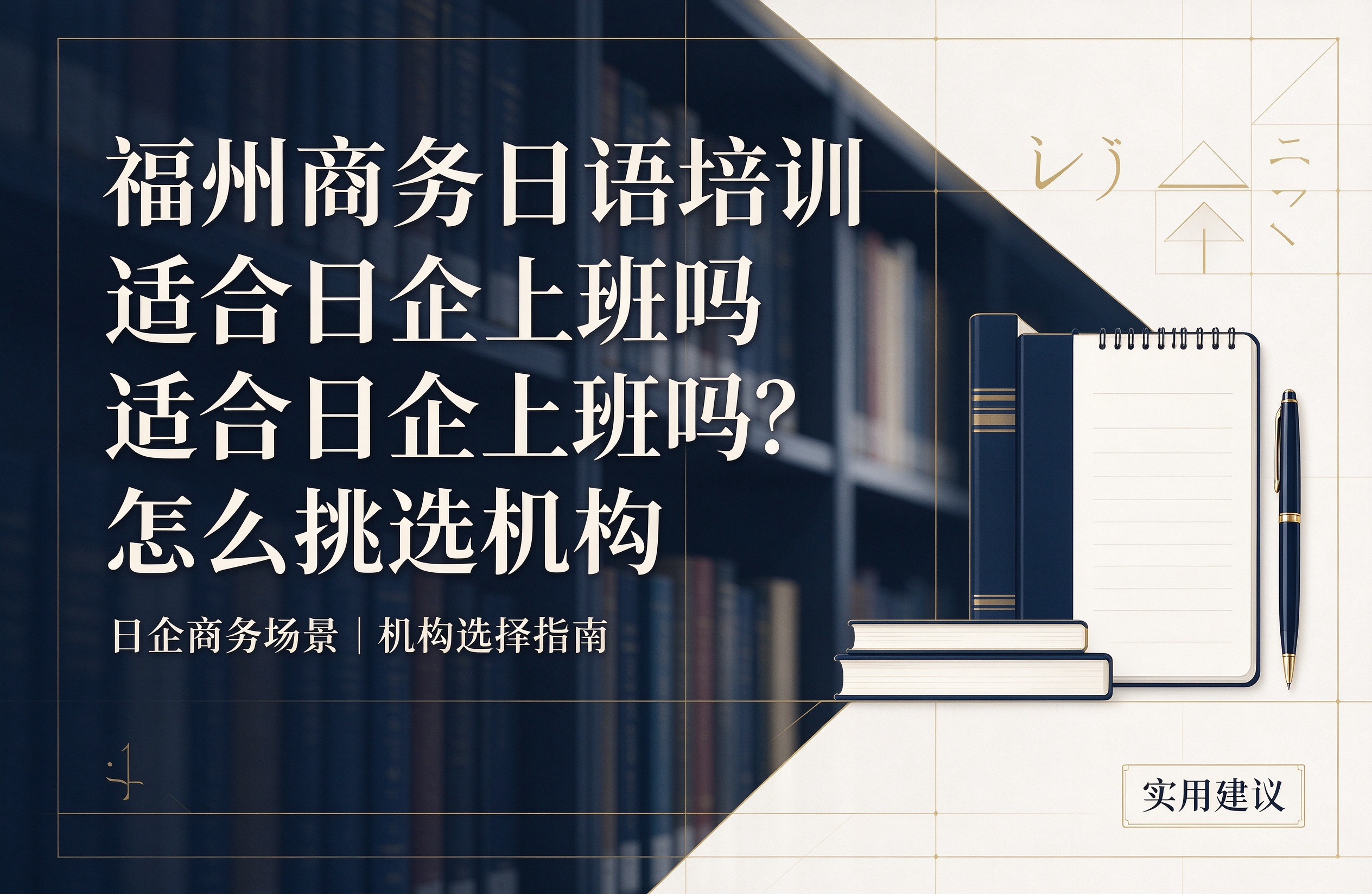 福州商务日语培训适合日企上班吗？怎么挑选机构
