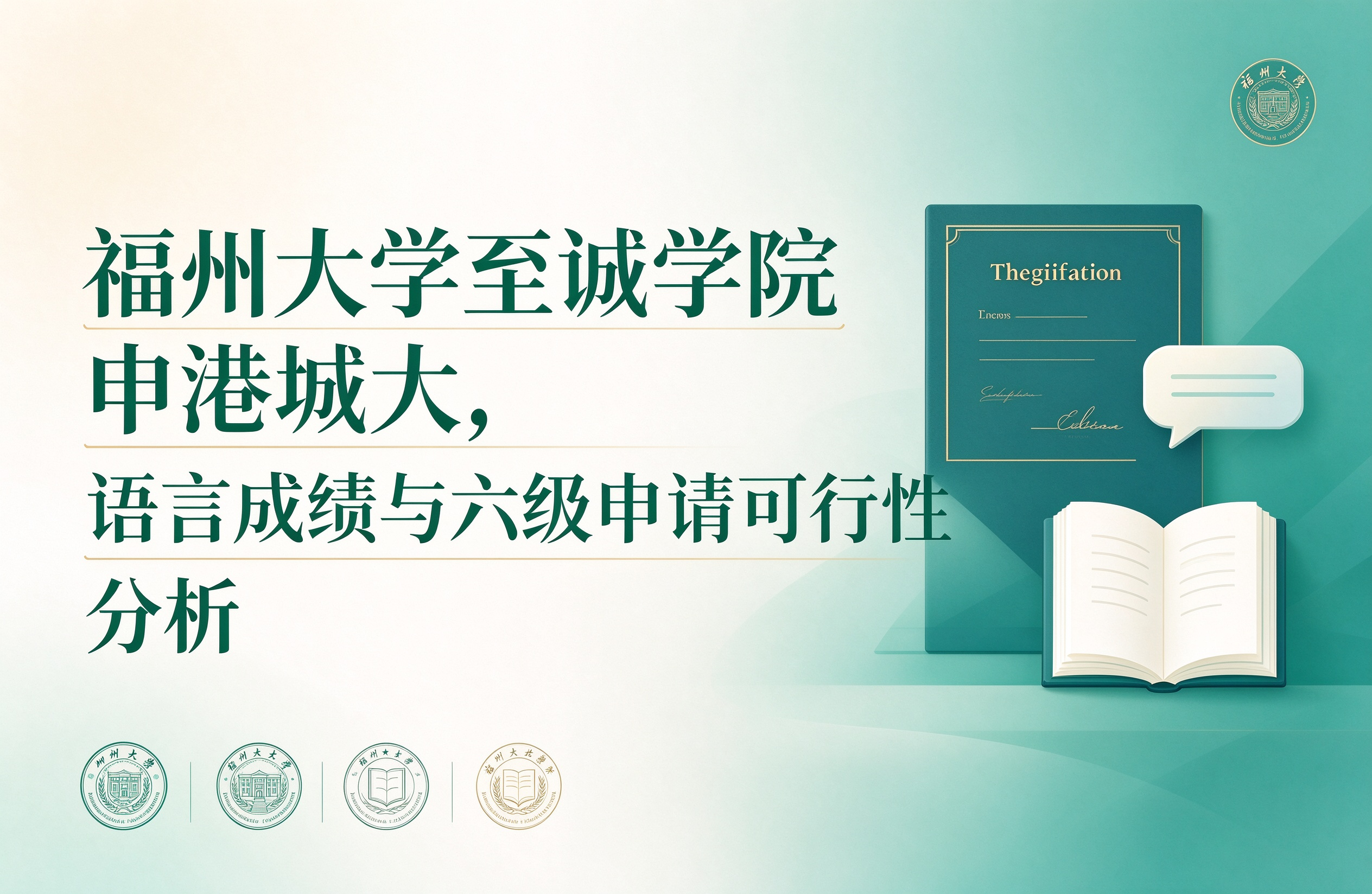 福州大学至诚学院申港城大，语言成绩与六级申请可行性分析