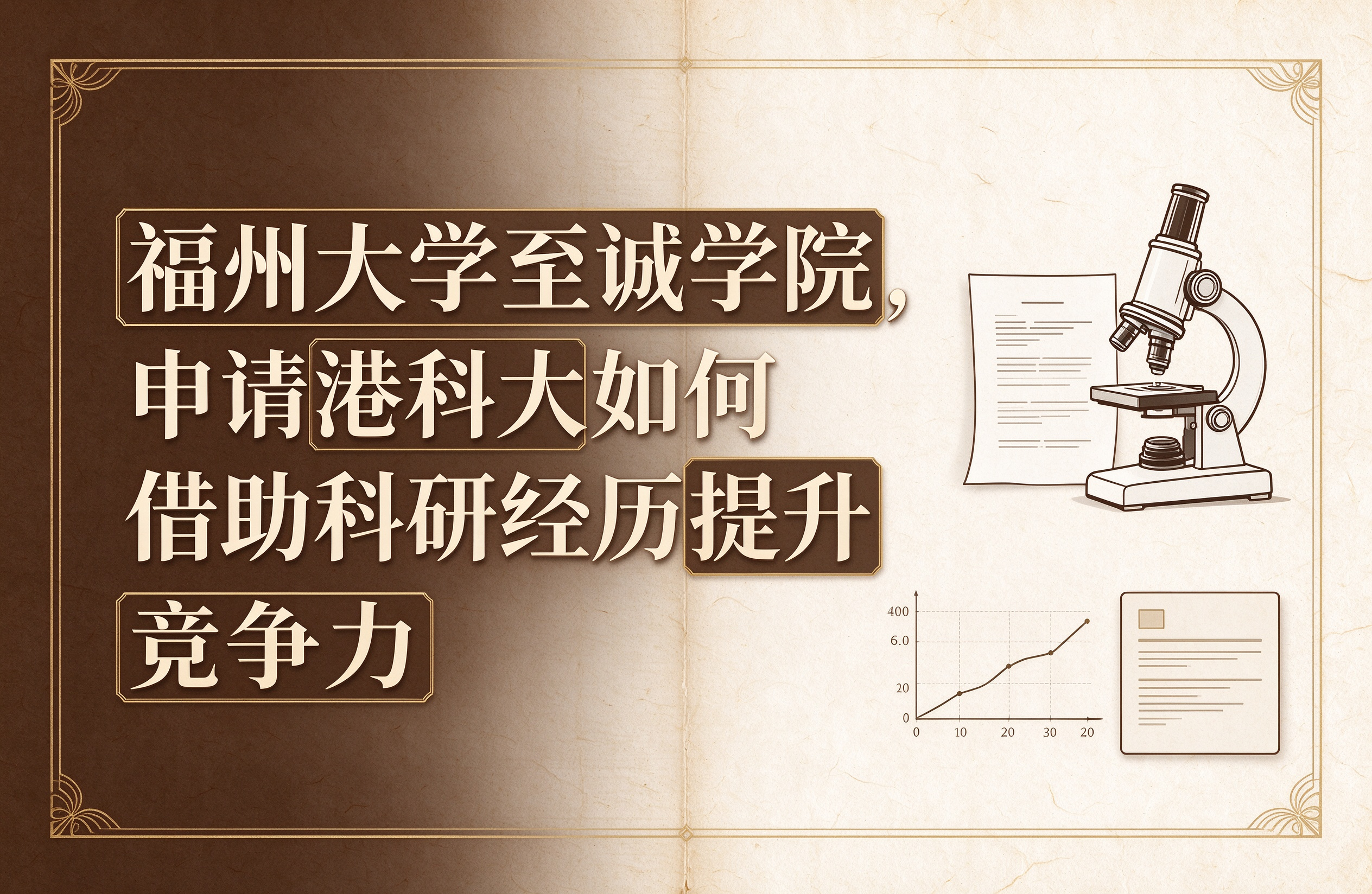 福州大学至诚学院，申请港科大如何借助科研经历提升竞争力