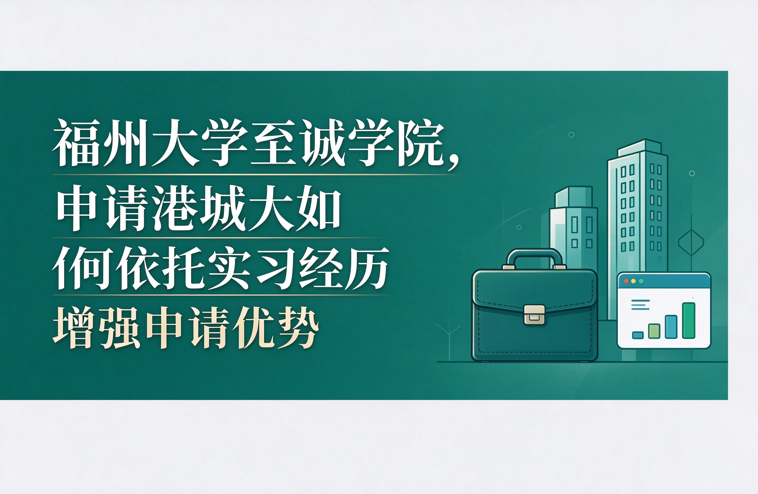 福州大学至诚学院，申请港城大如何依托实习经历增强申请优势