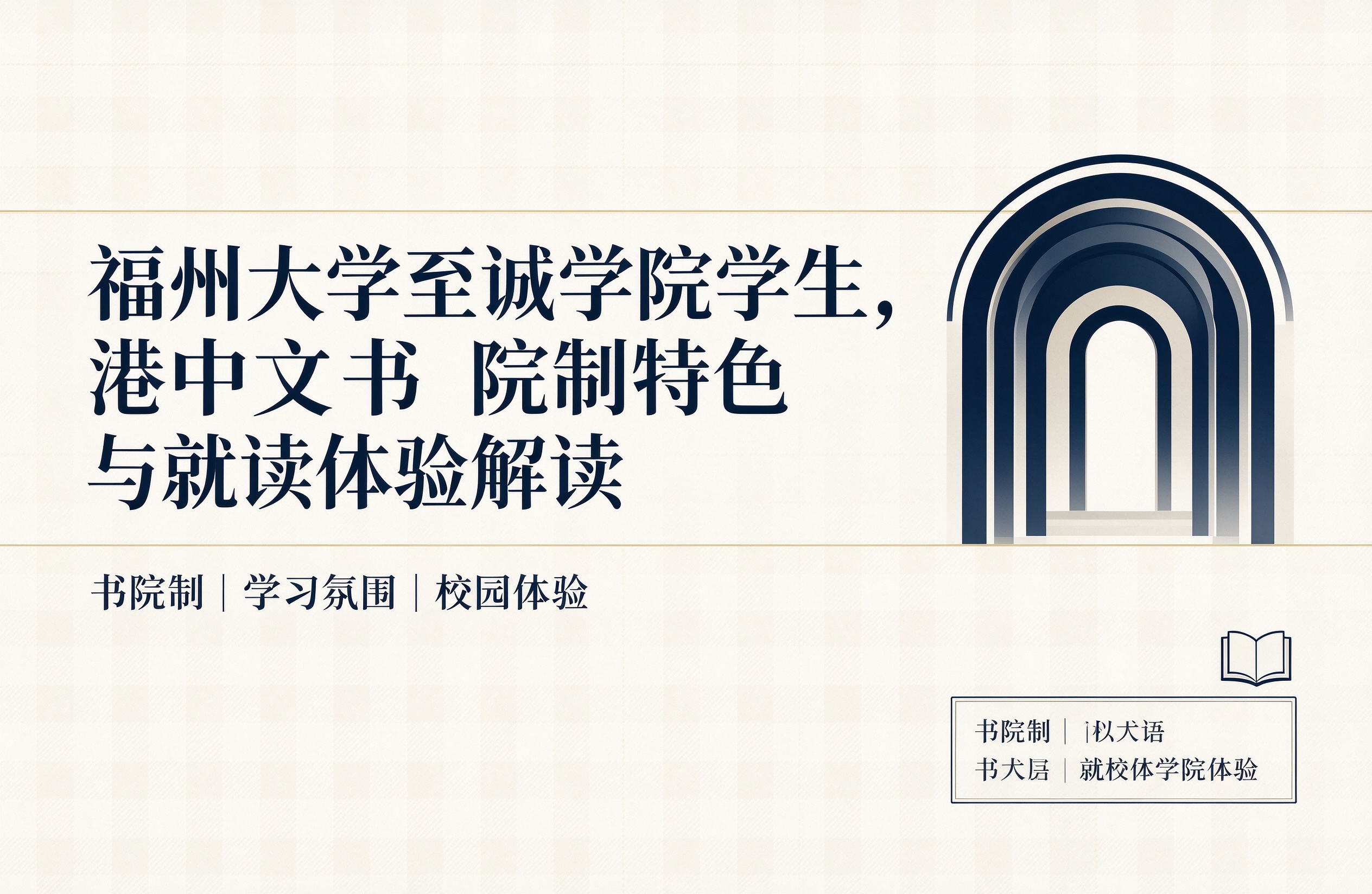 福州大学至诚学院学生，港中文书院制特色与就读体验解读