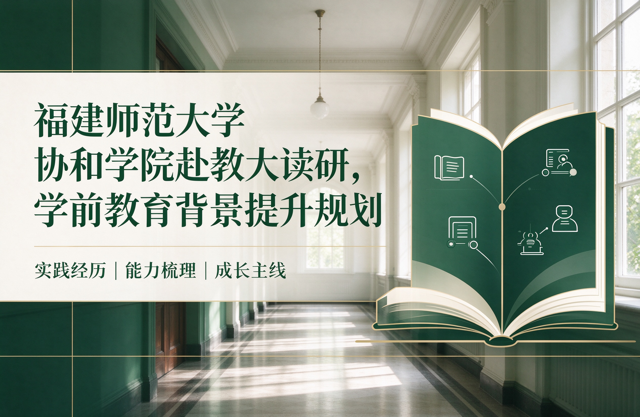 福建师范大学协和学院赴教大读研，学前教育背景提升规划
