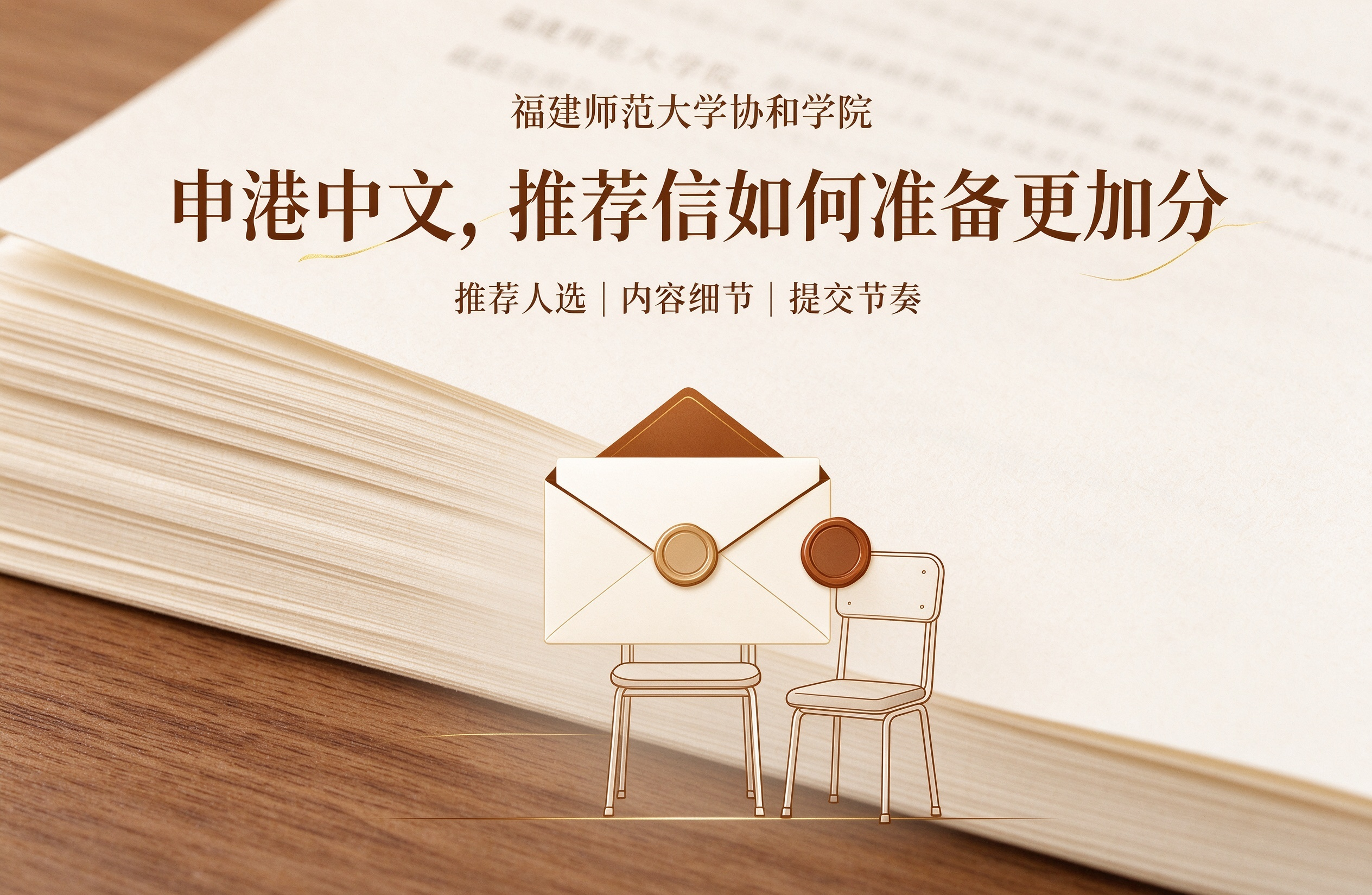 福建师范大学协和学院申港中文，推荐信如何准备更加分