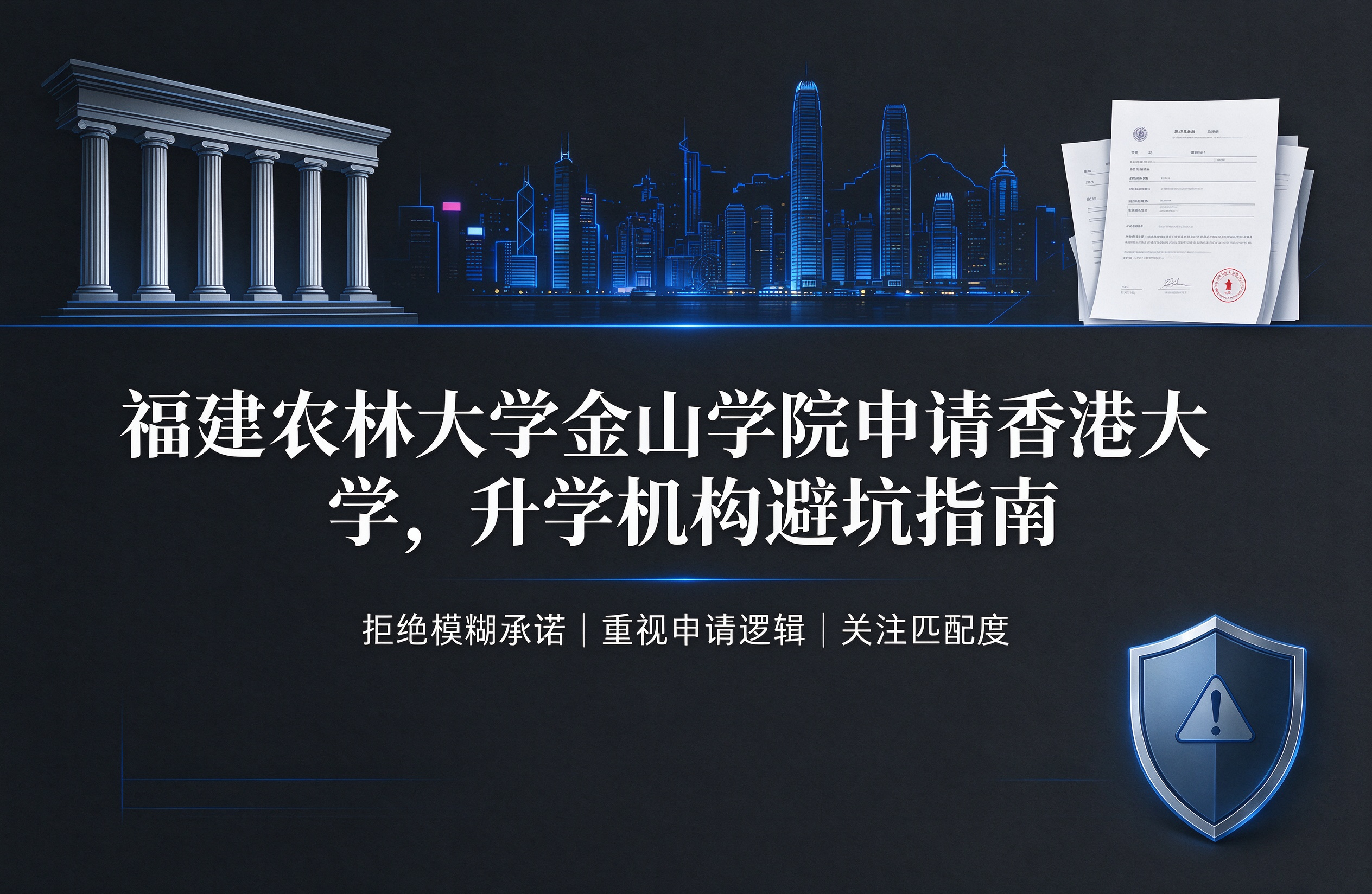 福建农林大学金山学院申请香港大学，升学机构避坑指南
