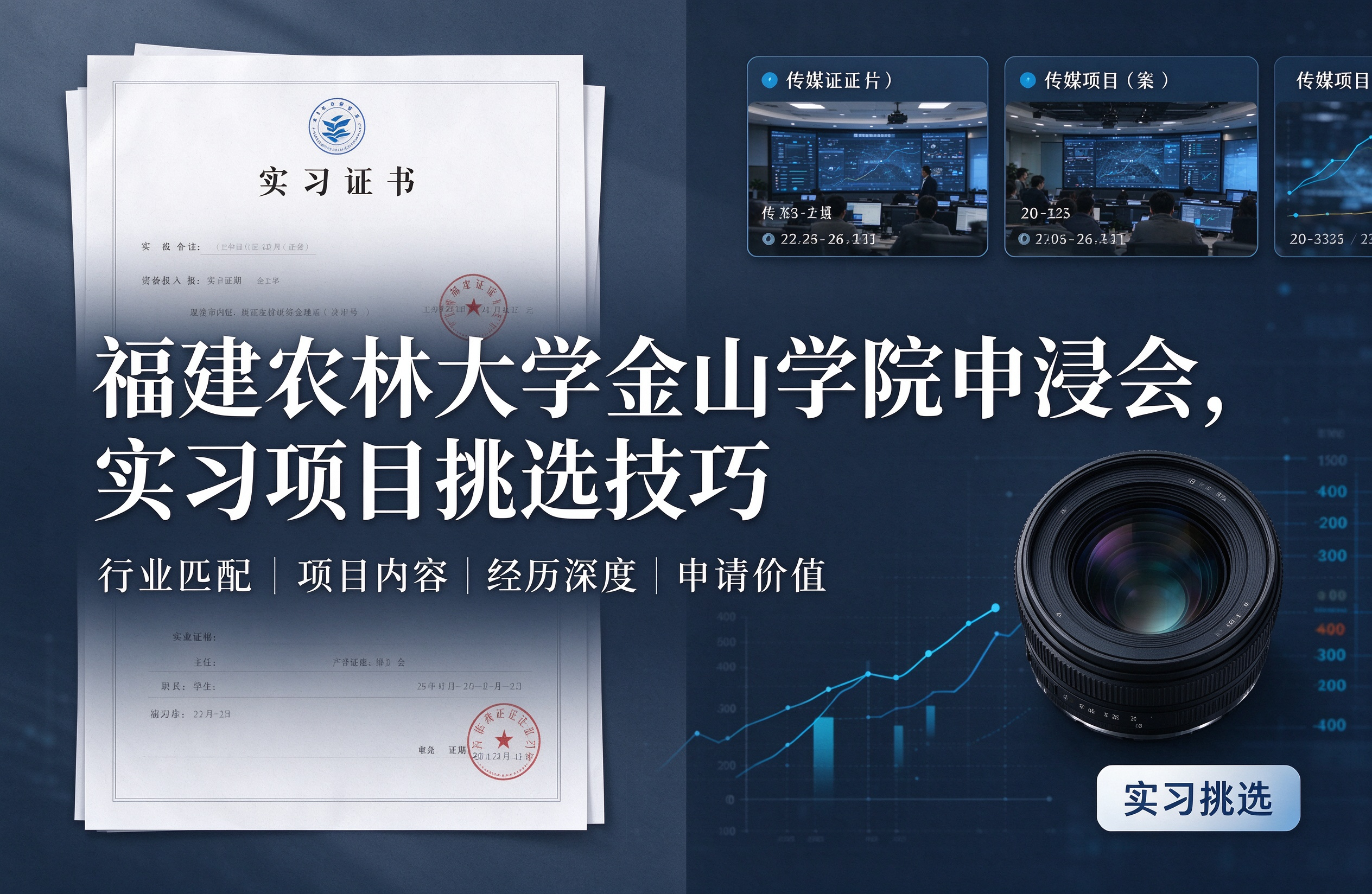 福建农林大学金山学院申浸会，实习项目挑选技巧