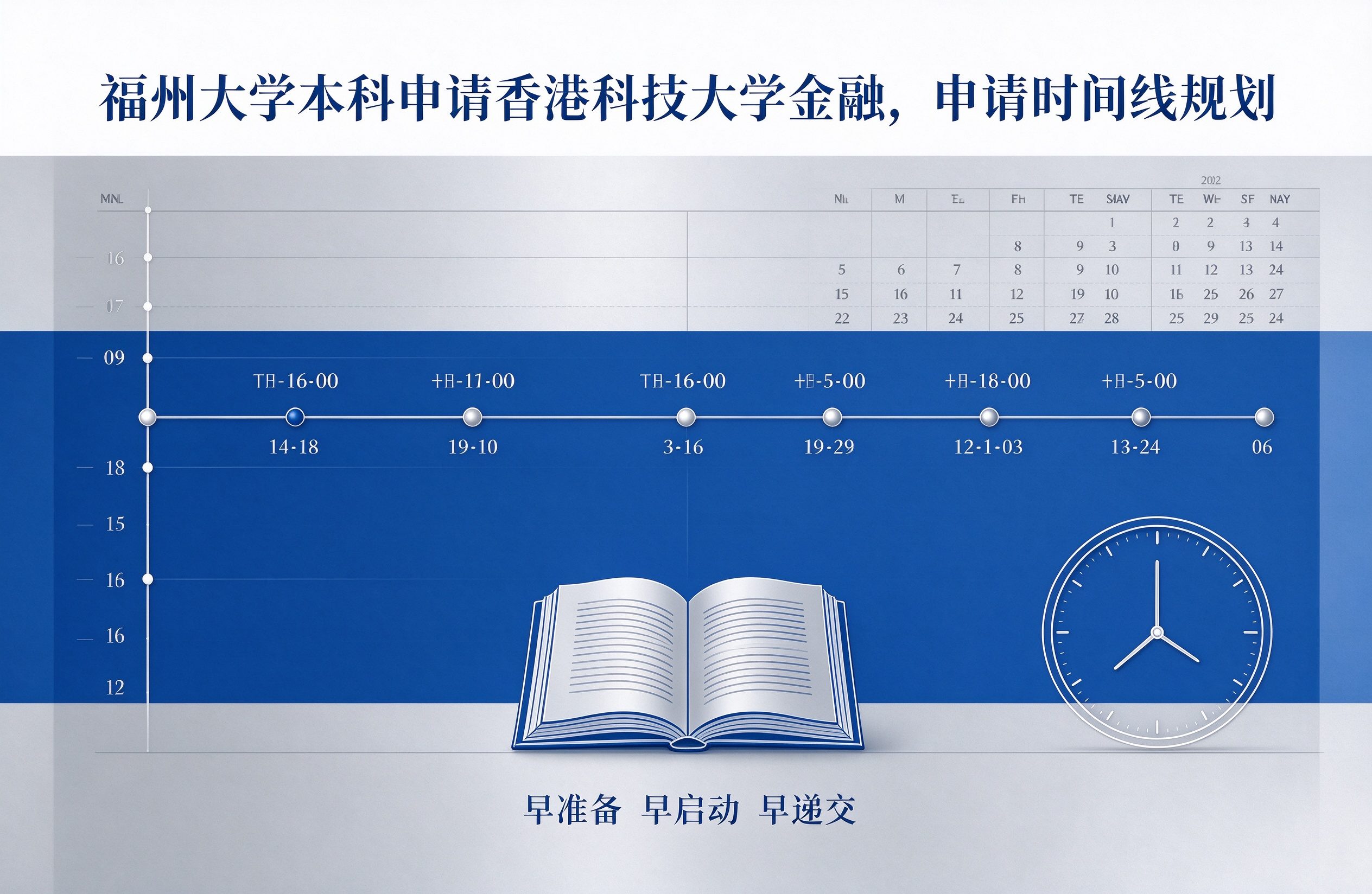福州大学本科申请香港科技大学金融，申请时间线规划