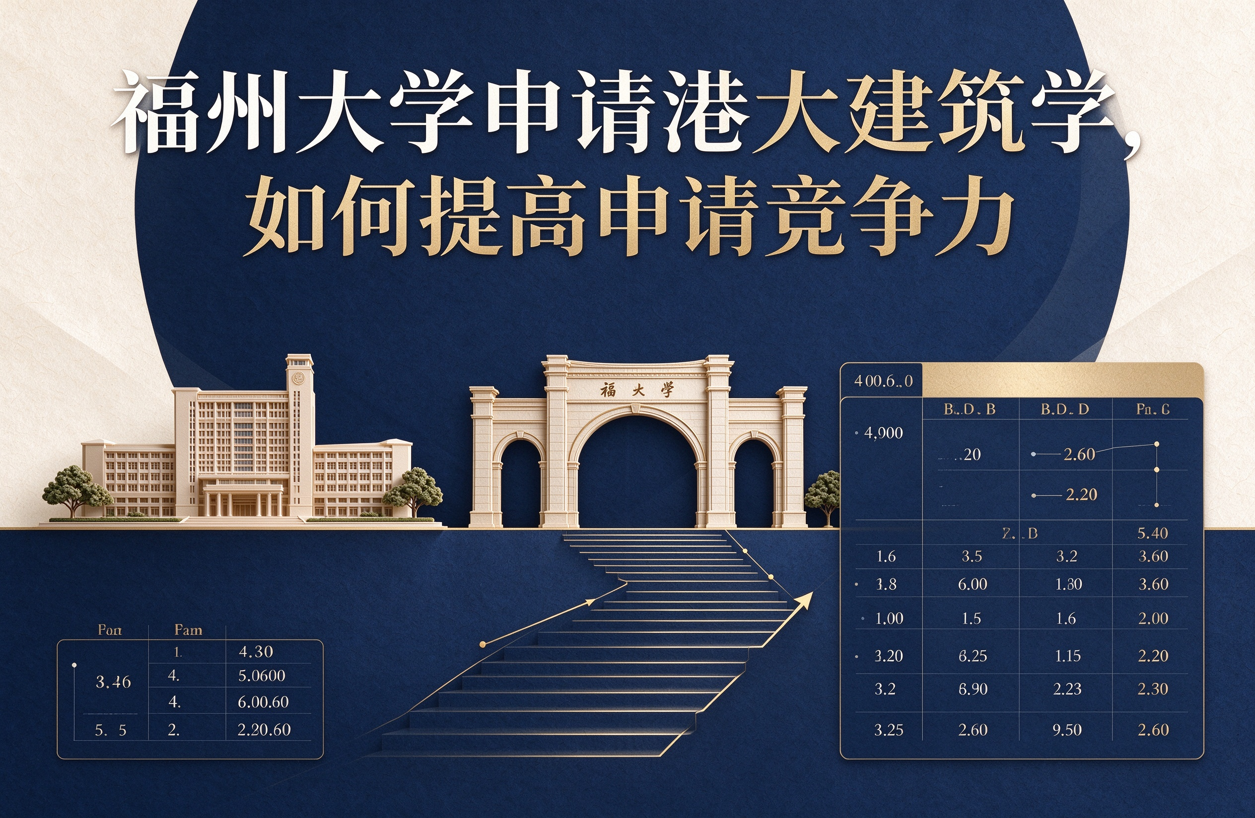 福州大学申请港大建筑学，如何提高申请竞争力