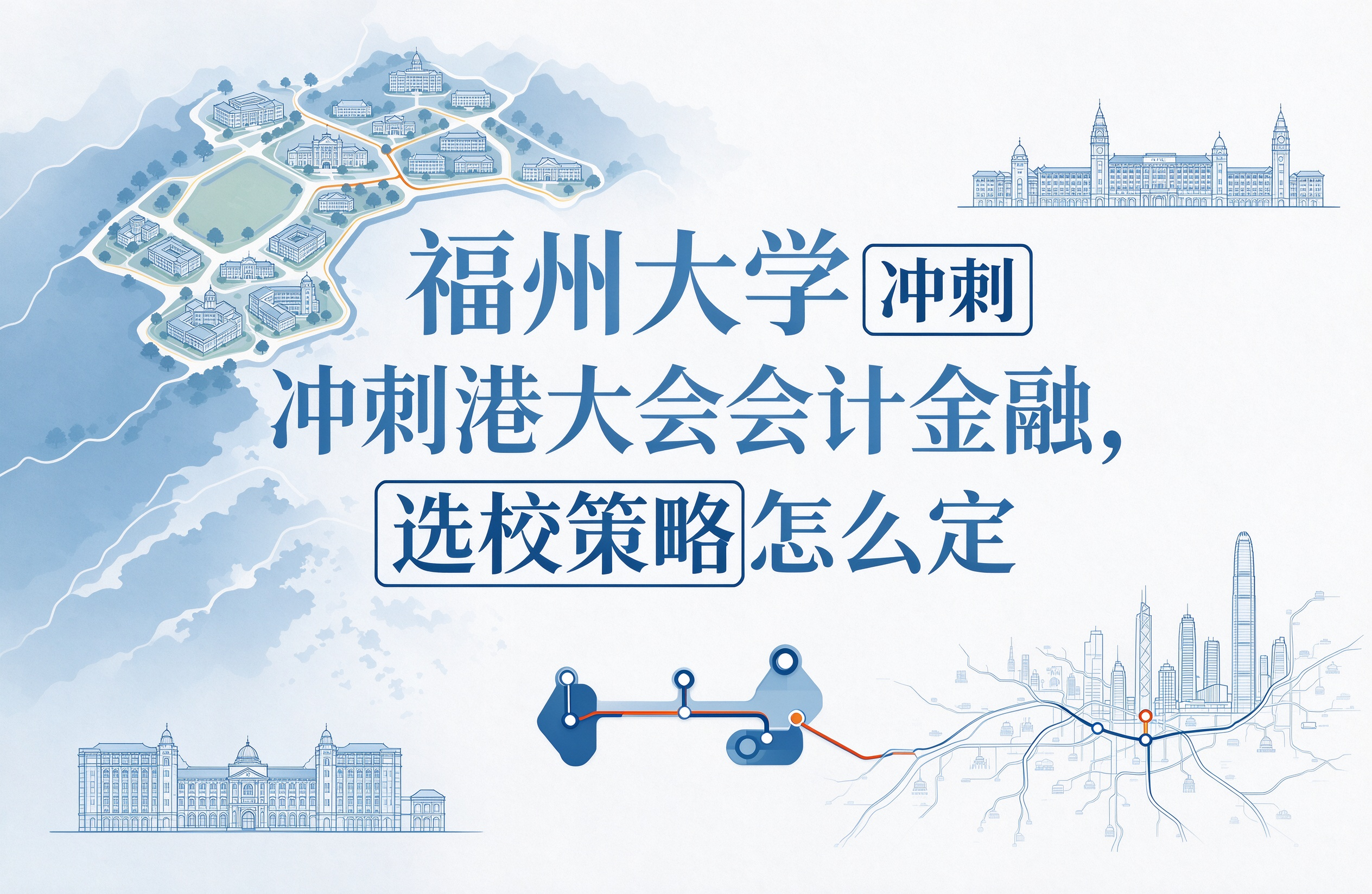 福州大学冲刺港大会计金融，选校策略怎么定